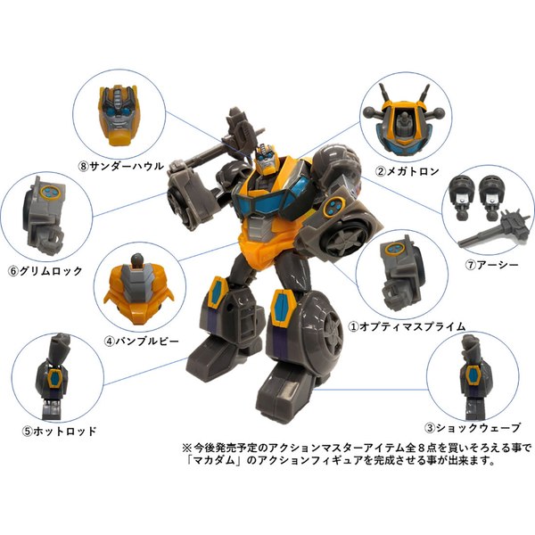Image Of Action Masters  Cyberverse Build A Figure Maccadam Official  (5 of 5)